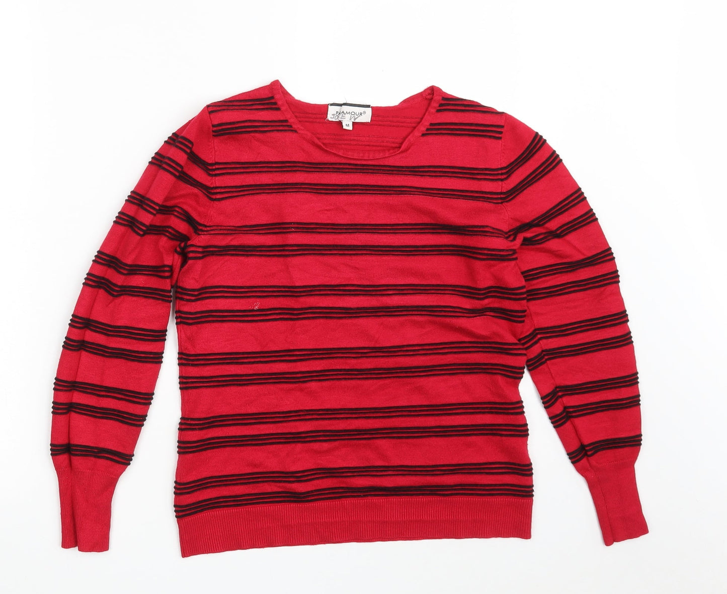 Womens UK Size M Paramour Red Pullover Jumper