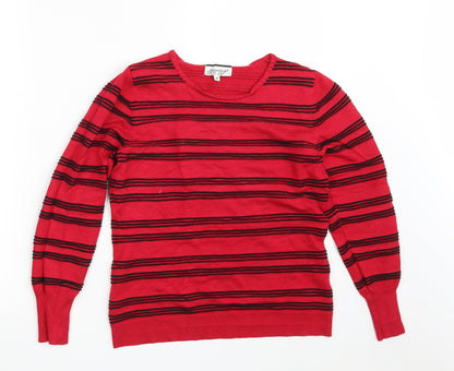 Womens UK Size M Paramour Red Pullover Jumper