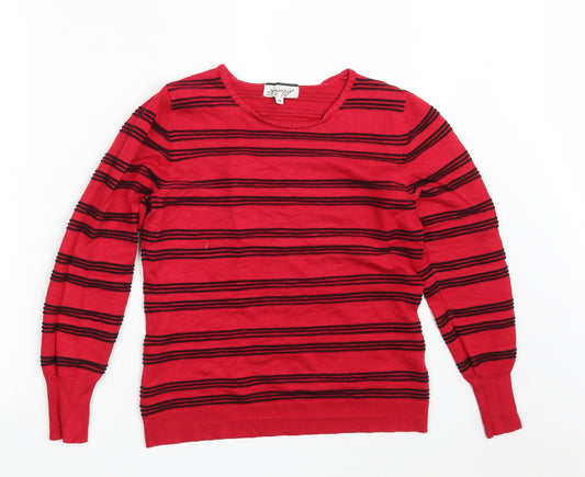 Womens UK Size M Paramour Red Pullover Jumper