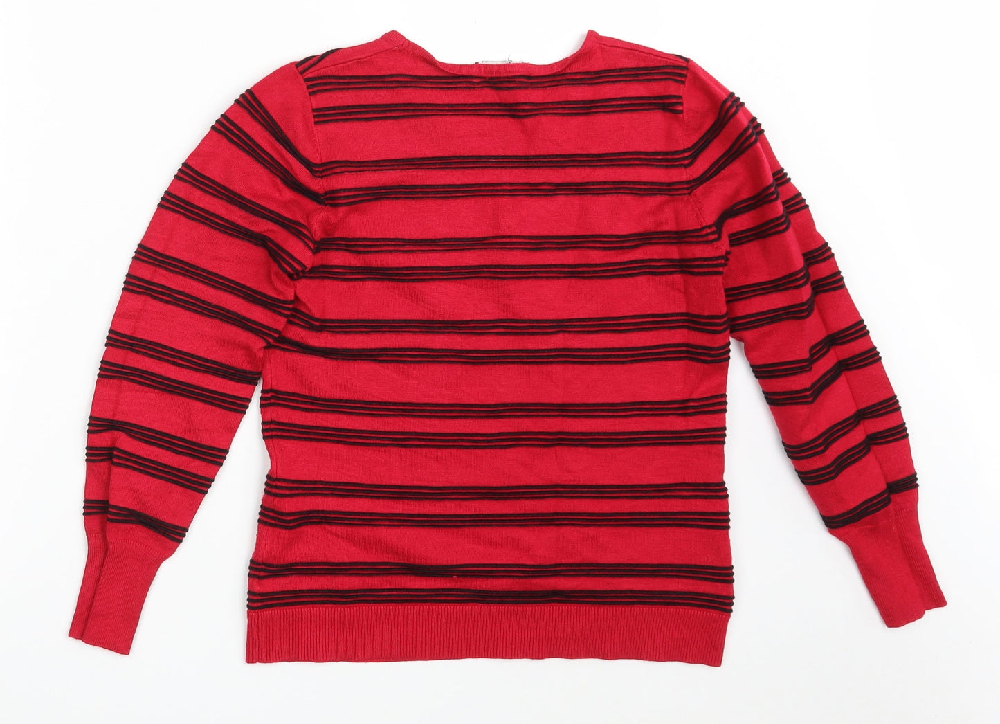 Womens UK Size M Paramour Red Pullover Jumper