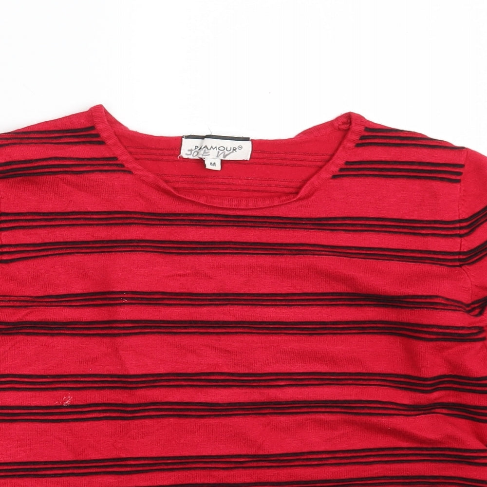 Womens UK Size M Paramour Red Pullover Jumper