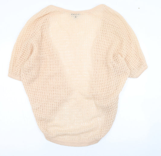 Womens UK Size 6 Warehouse Pink Cardigan Jumper