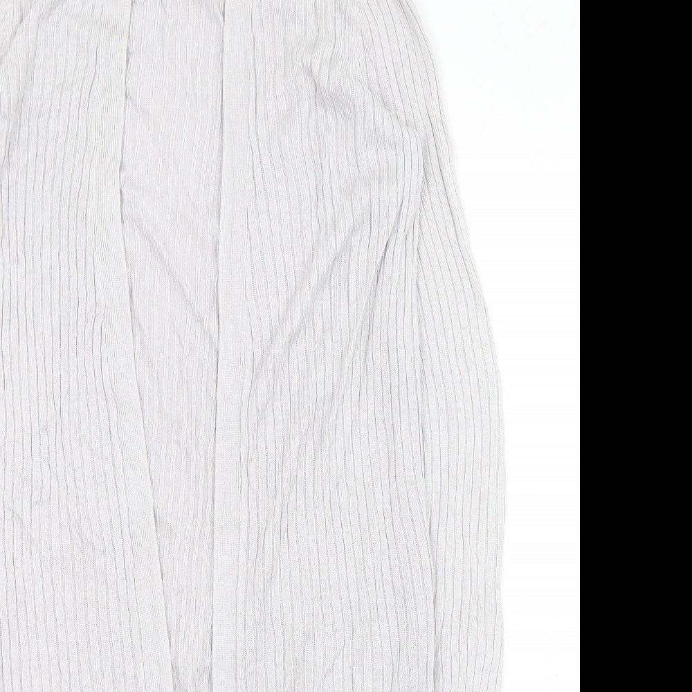 Womens UK Size XS Oasis Grey Cardigan Jumper