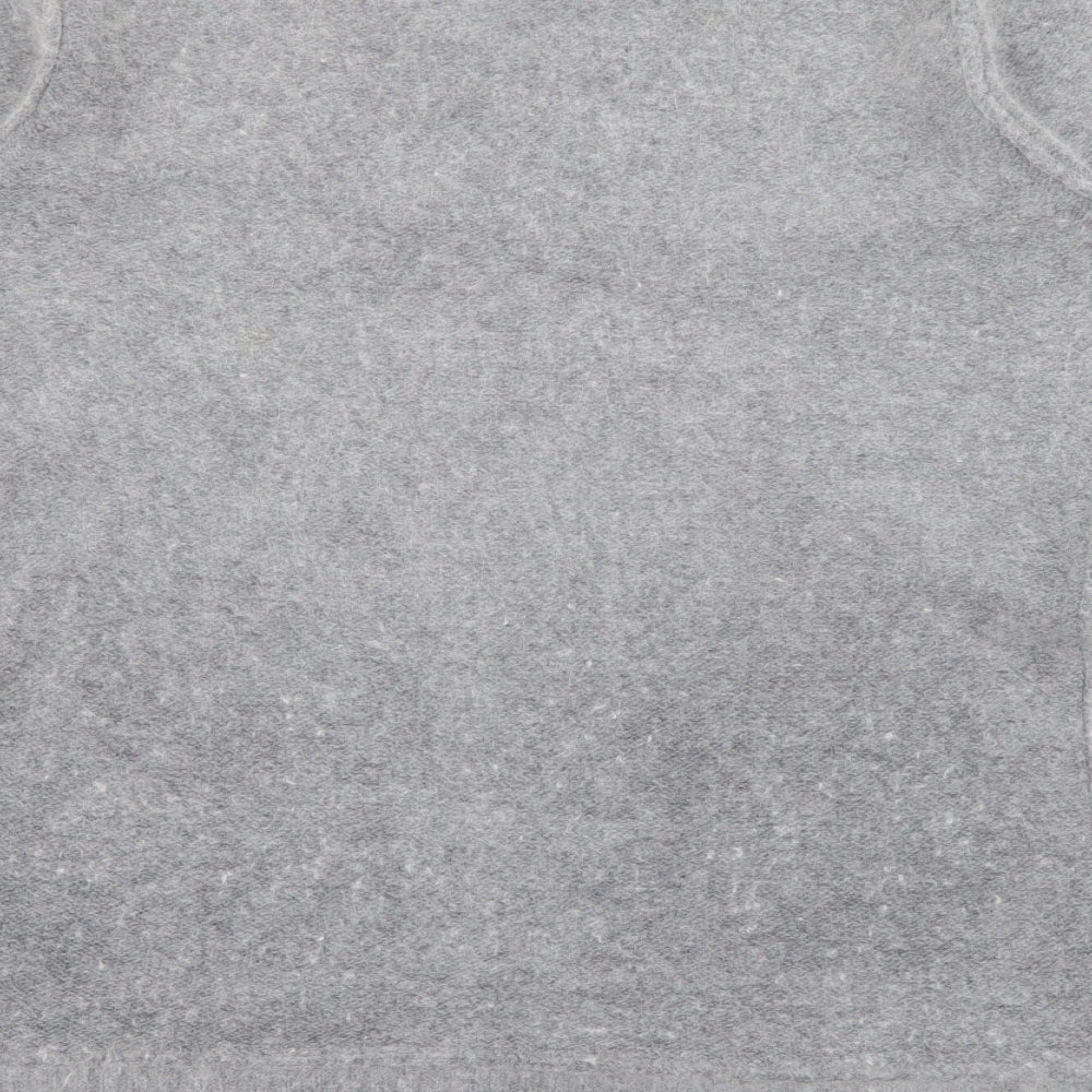 Coercion Womens Grey Roll Neck  Nylon Pullover Jumper Size XL