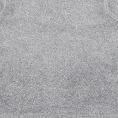 Coercion Womens Grey Roll Neck  Nylon Pullover Jumper Size XL