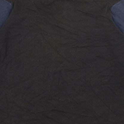 Peter Werth Mens Blue  Acrylic  Polo Size M Collared Button