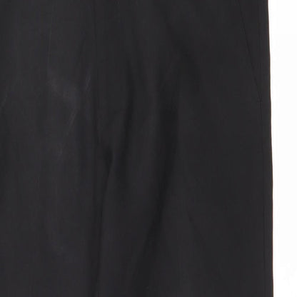 George Womens Black  Polyester Carrot Trousers Size 32 L29 in Regular Zip