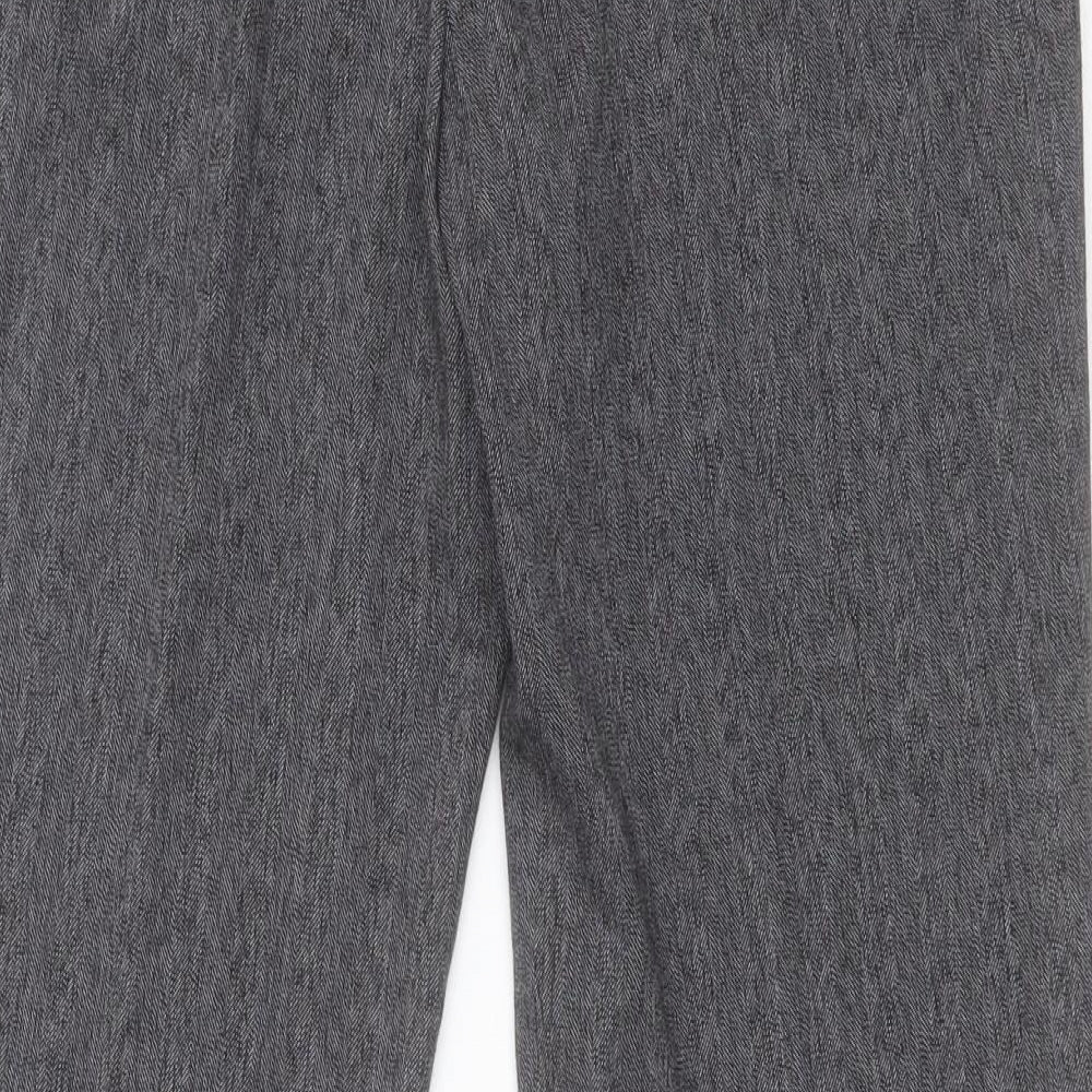 Lakeland Womens Grey  Polyester Dress Pants Trousers Size 10 L29 in Regular Zip