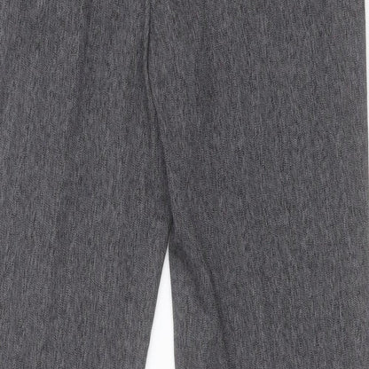 Lakeland Womens Grey  Polyester Dress Pants Trousers Size 10 L29 in Regular Zip