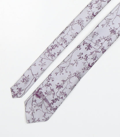 StGeorge Mens Multicoloured Floral Silk Pointed Tie One Size