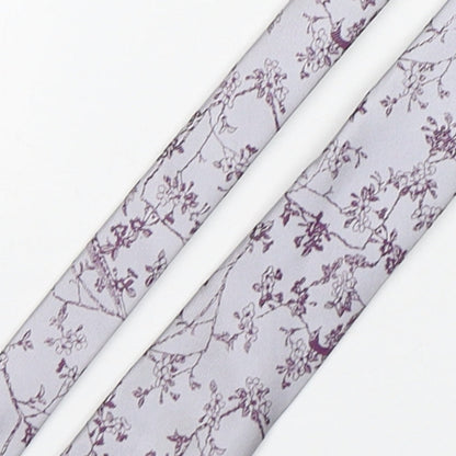 StGeorge Mens Multicoloured Floral Silk Pointed Tie One Size