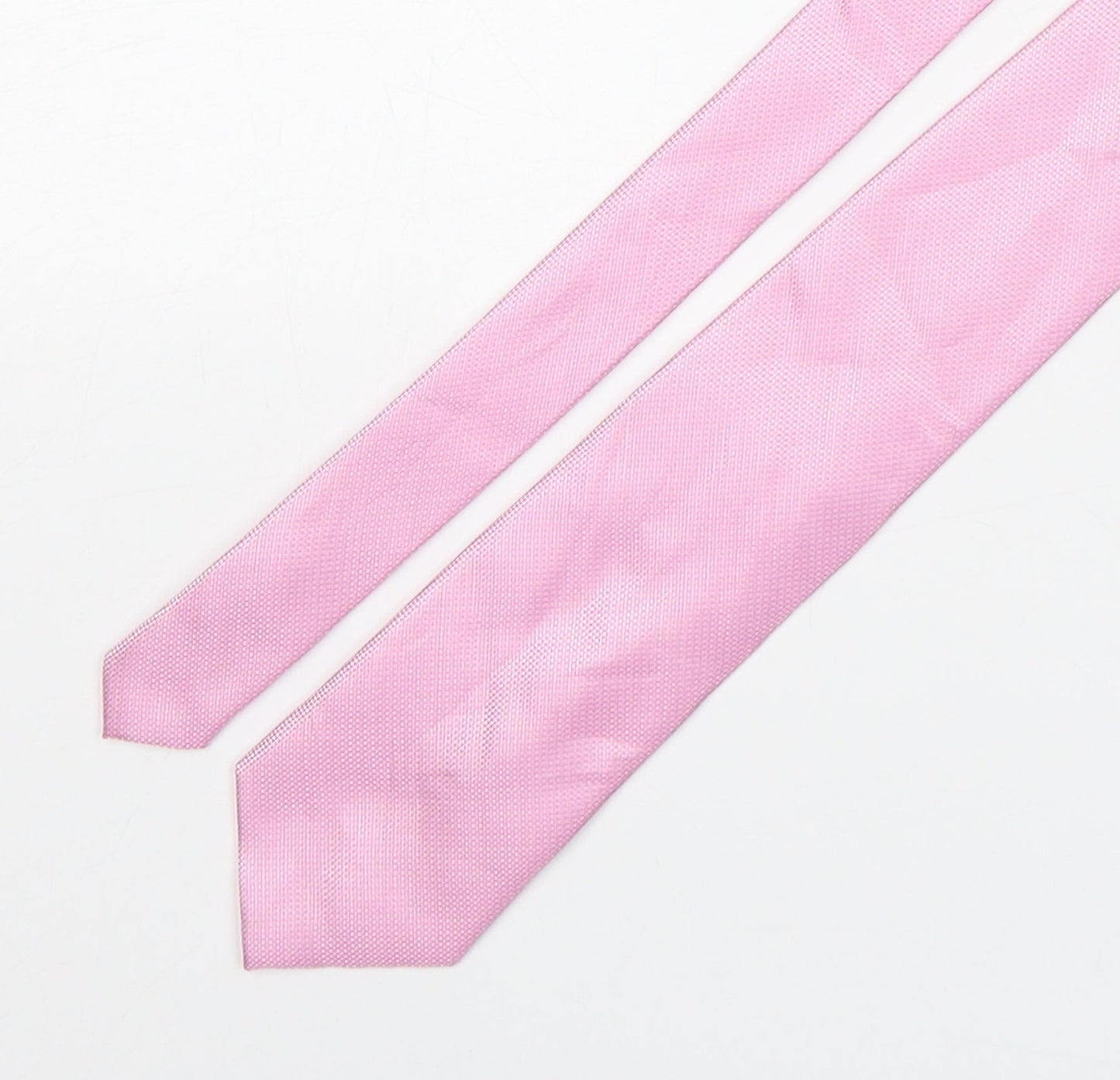Mens Burton Pink Grenadine  Pointed Tie