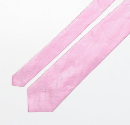 Mens Burton Pink Grenadine  Pointed Tie