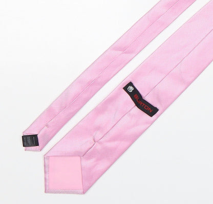 Mens Burton Pink Grenadine  Pointed Tie