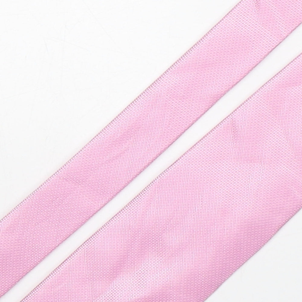 Mens Burton Pink Grenadine  Pointed Tie
