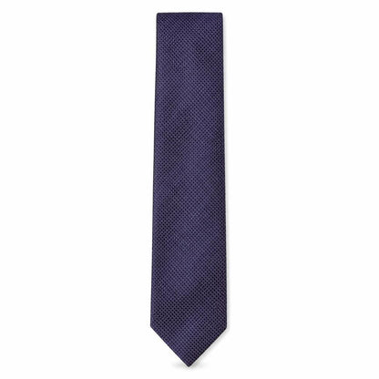 Mens Scott & Taylor Purple Geometric  Pointed Tie