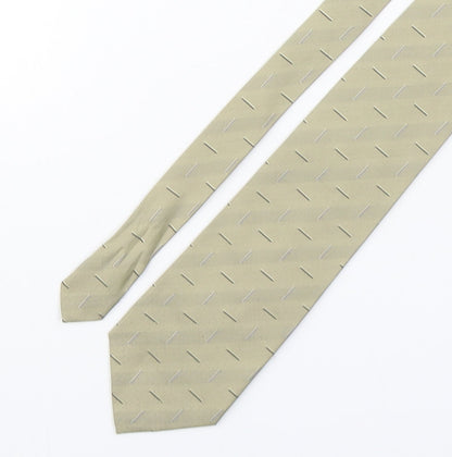 Mens Ciro Citterio Beige Geometric  Pointed Tie