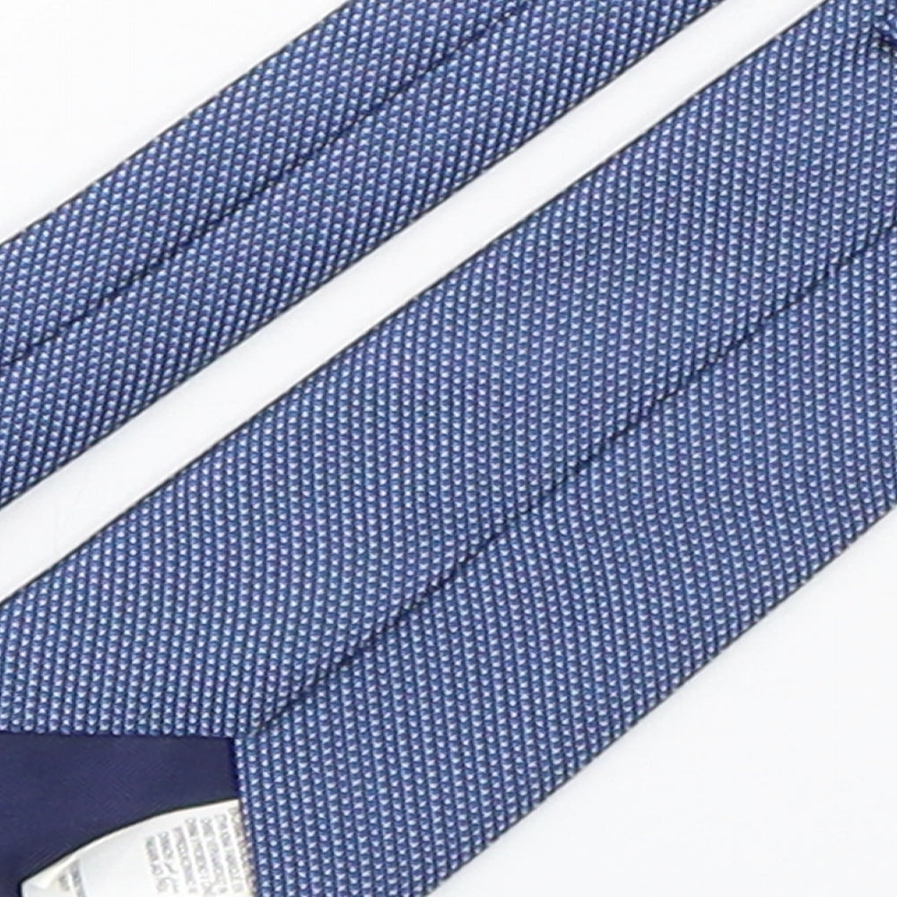 Marks and Spencer Mens Pink Polka Dot Polyacrylate Fibre Pointed Tie One Size