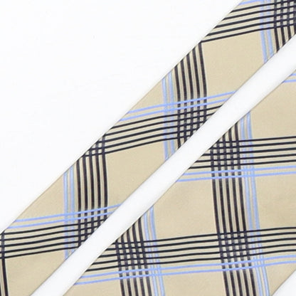 Greenwoods Mens Multicoloured Plaids & Checks Polyester Pointed Tie One Size