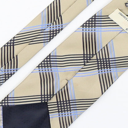 Greenwoods Mens Multicoloured Plaids & Checks Polyester Pointed Tie One Size