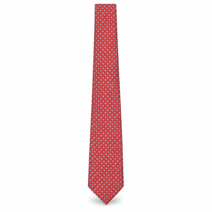 Front view of Cameo Rose Cameo Studio men’s red polka dot silk pointed tie one size