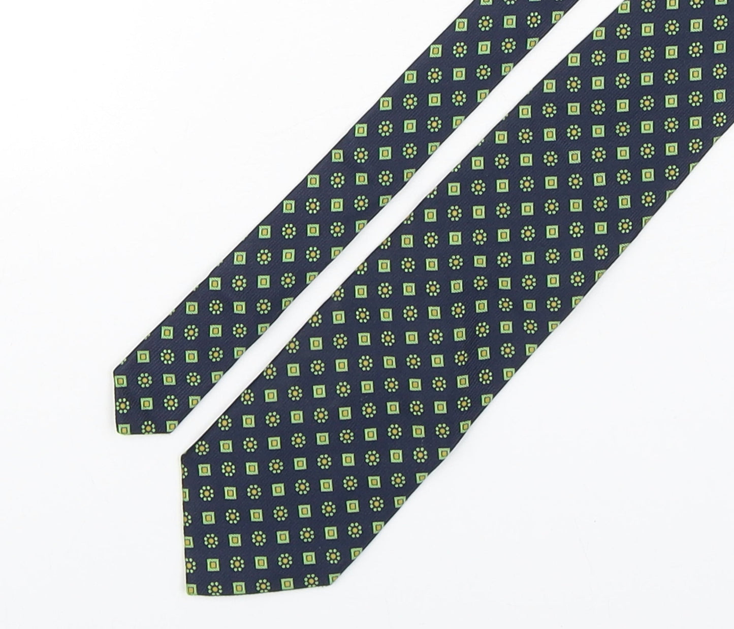 Hugh Parsons  Mens Multicoloured Floral Silk Pointed Tie One Size