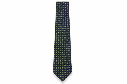 Front view of Hugh Parsons men’s multicoloured floral silk pointed tie one size