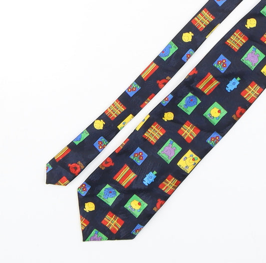 Marks and Spencer Mens Multicoloured Geometric Polyester Pointed Tie One Size