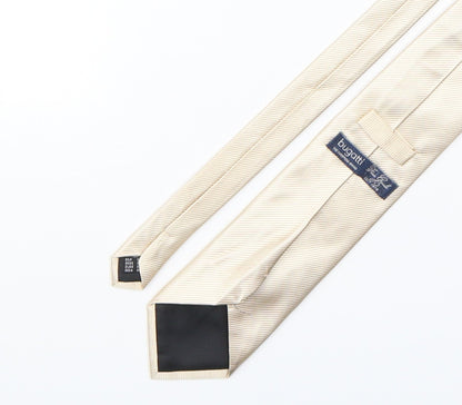 Mens Bugatti Gold No Pattern  Pointed Tie
