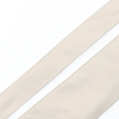 Thomas Nash Mens Beige  Silk Pointed Tie One Size
