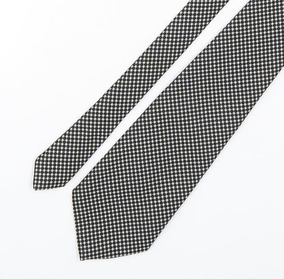 Michelsons of london  Mens Multicoloured Plaids & Checks Polyester Pointed Tie One Size