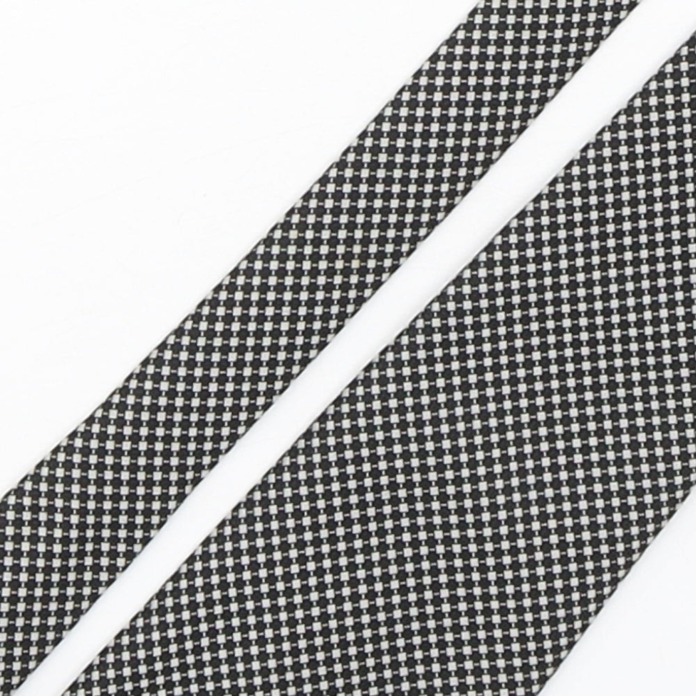 Michelsons of london  Mens Multicoloured Plaids & Checks Polyester Pointed Tie One Size