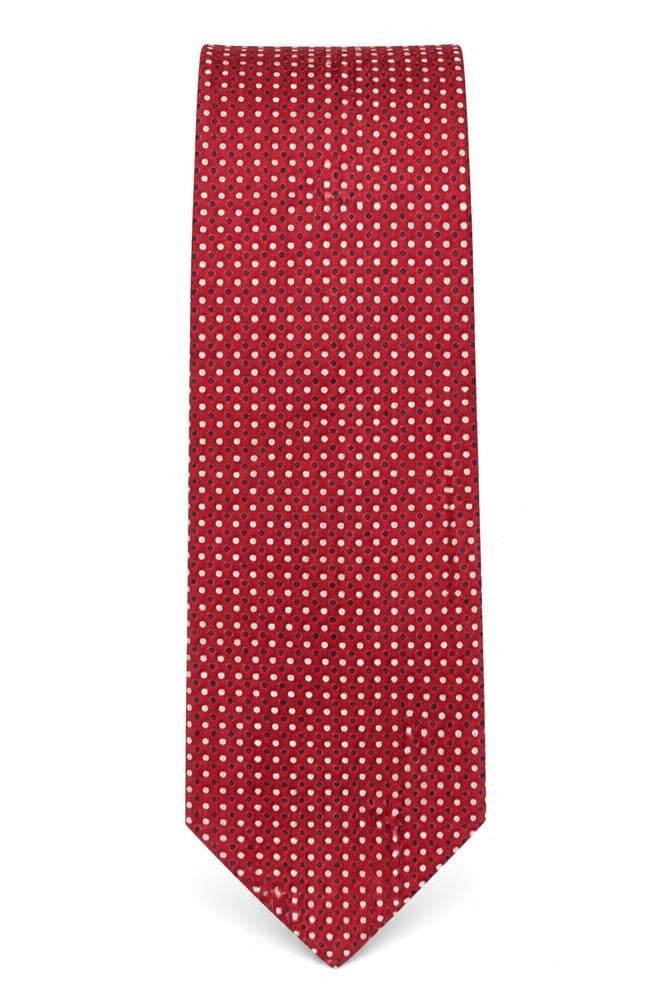 Mens Marks and Spencer Pink Polka Dot  Pointed Tie