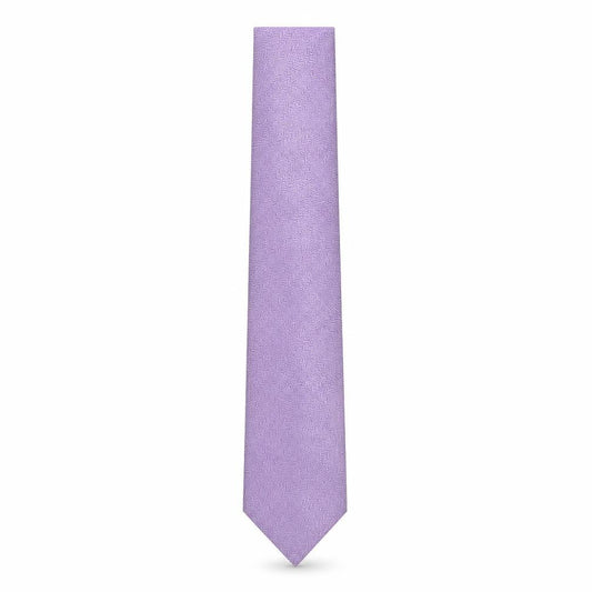 Front view of Next men’s purple geometric silk pointed tie one size