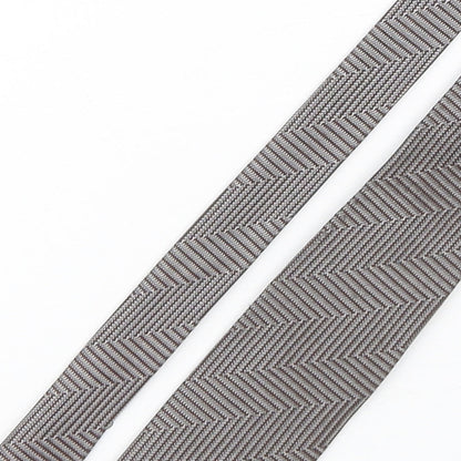 Marks and Spencer Mens Bronze Striped Silk Pointed Tie One Size