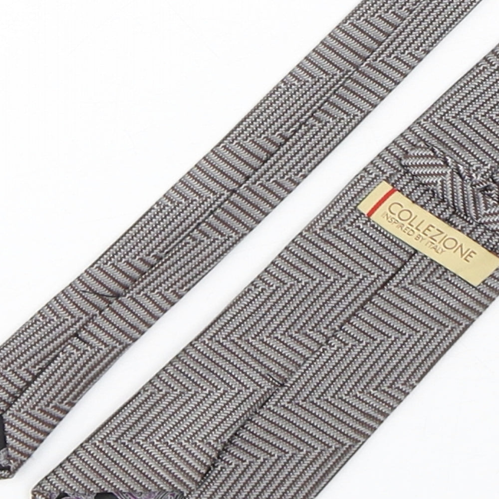 Marks and Spencer Mens Bronze Striped Silk Pointed Tie One Size