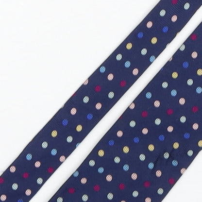 Marks and Spencer Mens Multicoloured Polka Dot Silk Pointed Tie One Size