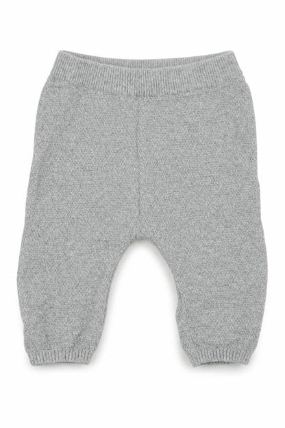 Front view of George Baby Grey Cotton sweatpants, size 6-9, Months