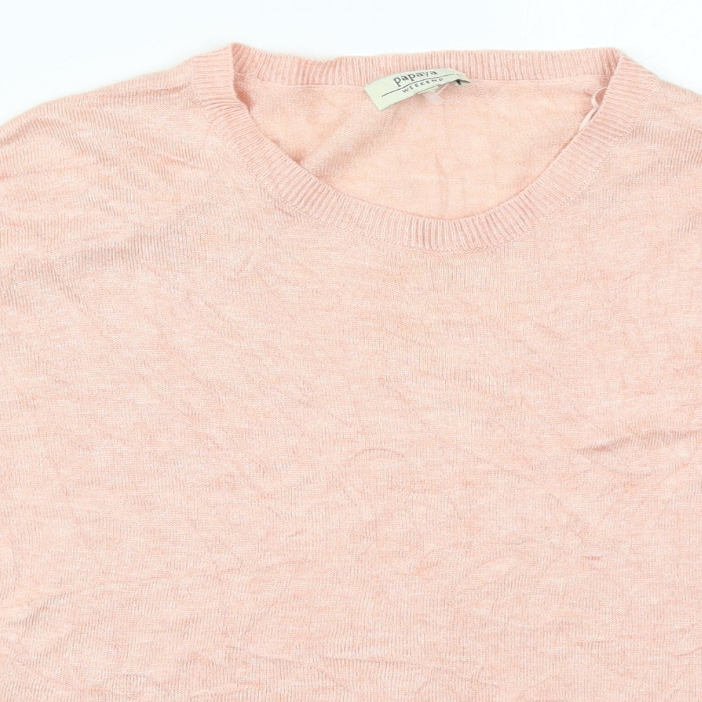 Womens UK Size M Matalan Pink Pullover Jumper