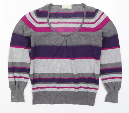 Womens UK Size 8 Marks and Spencer Purple Pullover Jumper