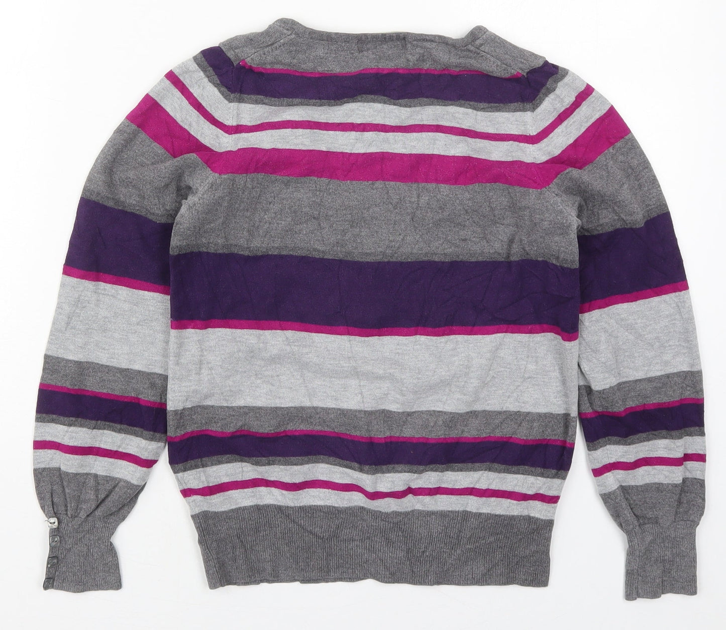 Womens UK Size 8 Marks and Spencer Purple Pullover Jumper