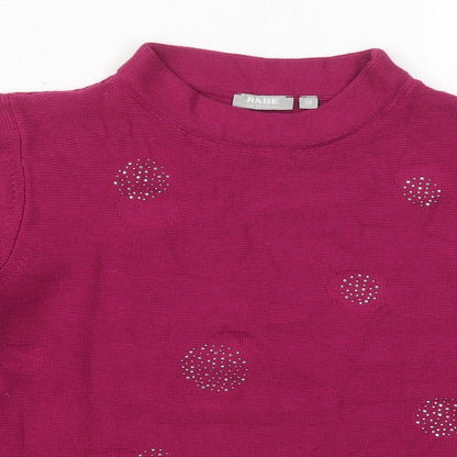 Womens UK Size 10 Rabe Pink Pullover Jumper