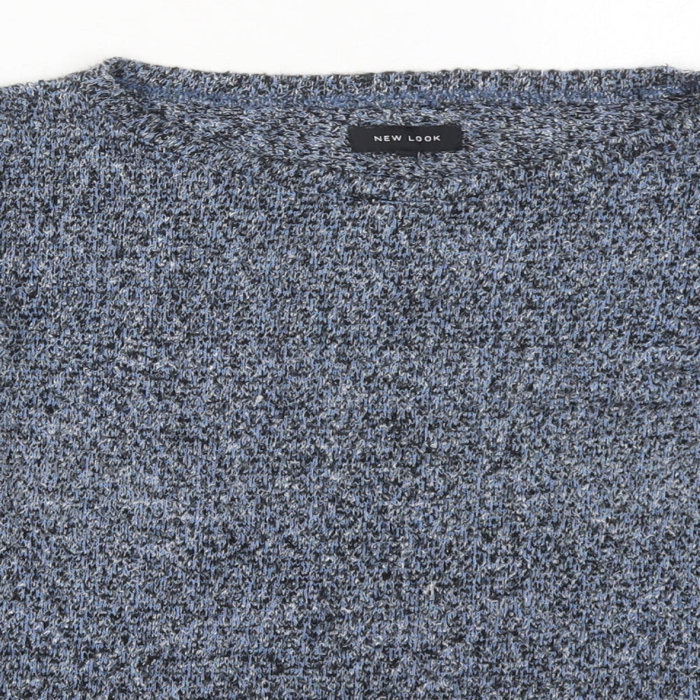 Womens UK Size 10 New Look Blue Pullover Jumper