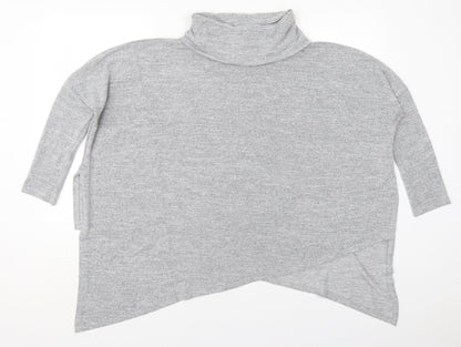 Womens UK Size M New Look Grey Pullover Jumper