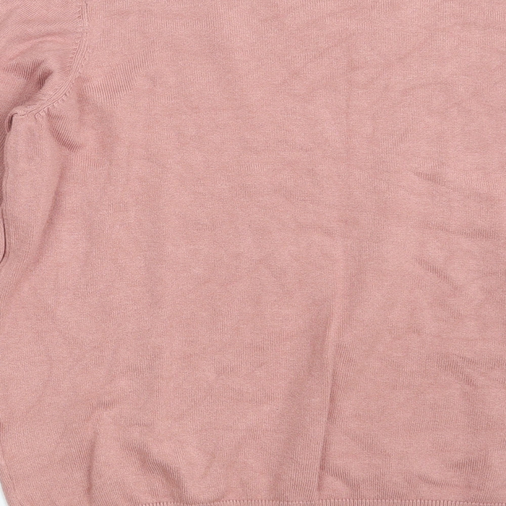 Womens UK Size L H&M Pink Pullover Jumper