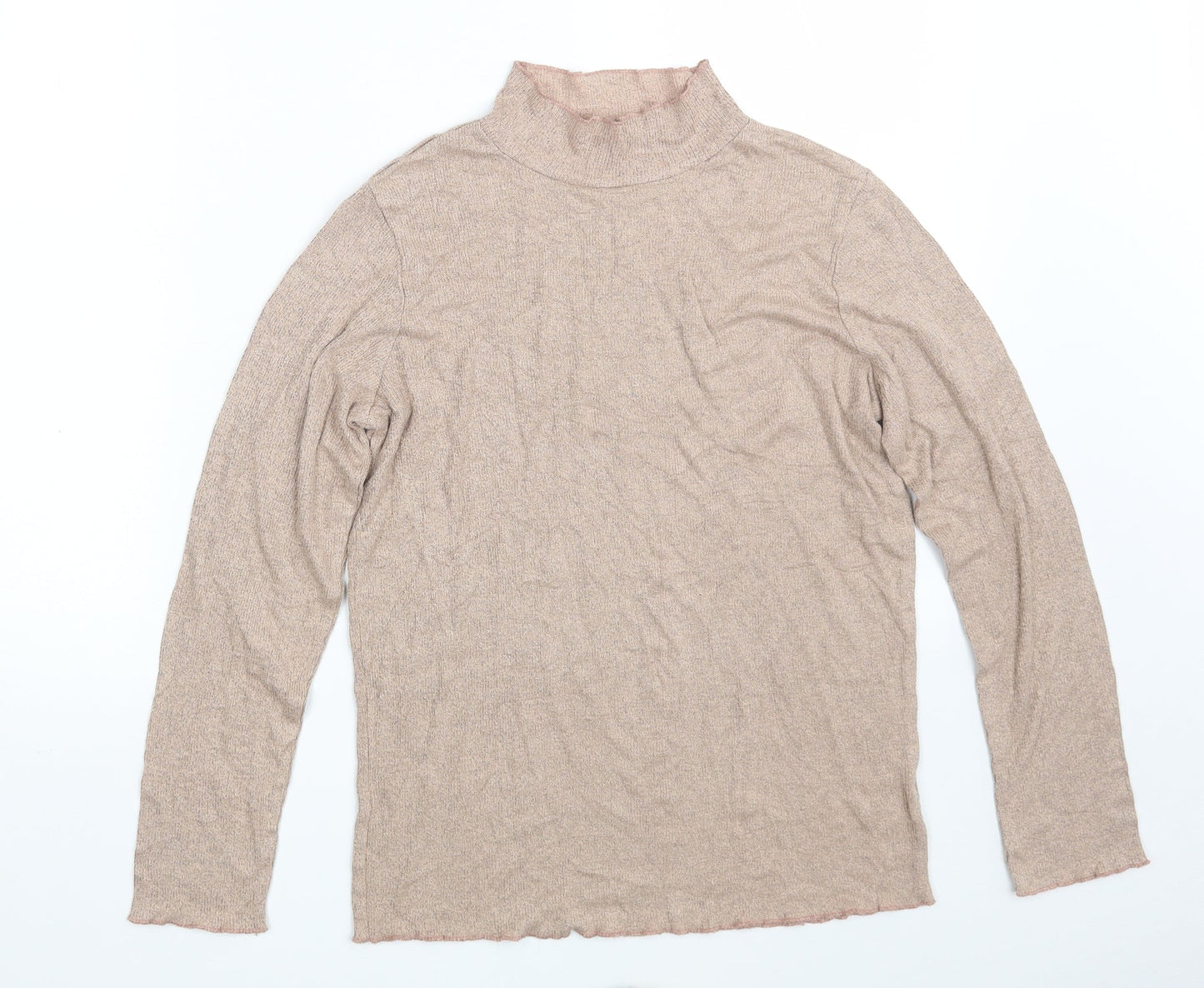 George Womens Purple Roll Neck  Viscose Pullover Jumper Size 14