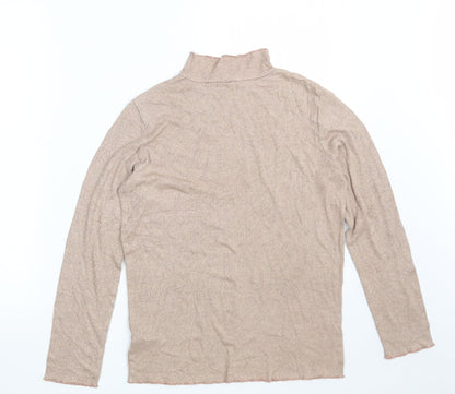 George Womens Purple Roll Neck  Viscose Pullover Jumper Size 14