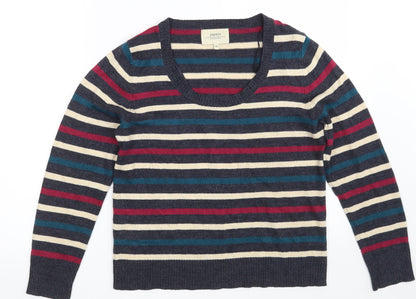 Womens UK Size 14 Papaya Multicoloured Pullover Jumper