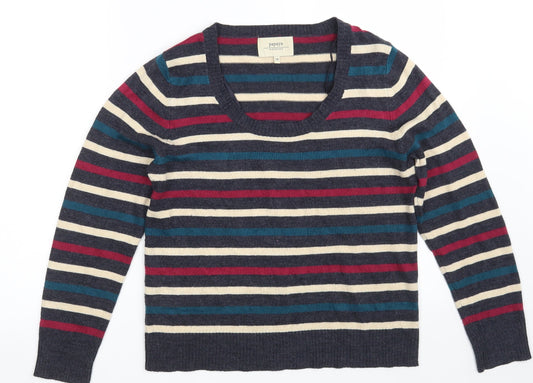 Womens UK Size 14 Papaya Multicoloured Pullover Jumper