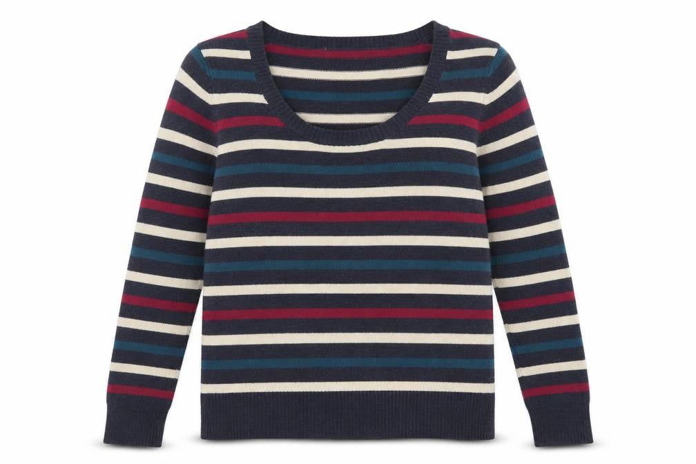 Womens UK Size 14 Papaya Multicoloured Pullover Jumper